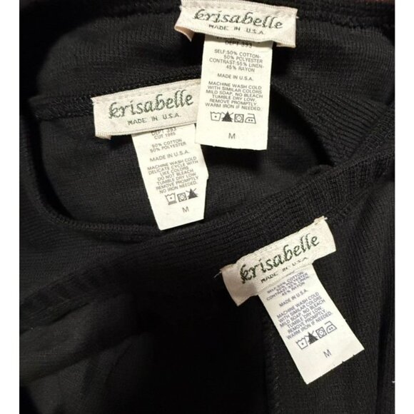 Krisabelle Skirt Suit SZ Medium Quiet Luxury Chic 3 Piece Set Italy Inspired - Picture 11 of 12